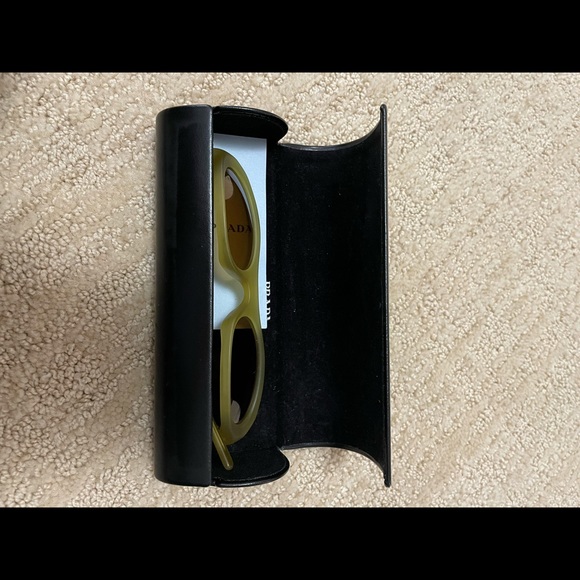 Green Prada sunglasses never worn main image 6